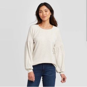 Knox Rose Women’s Balloon Sleeve Top